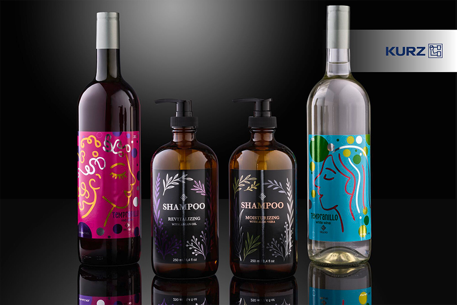 Kurz Cold Transfer Alufin Labels